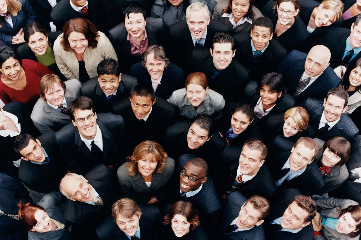 A group of people in suits and ties.